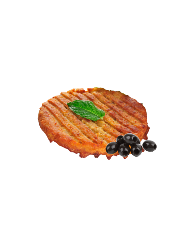 Hamburguesa Vegana con Aceitunas Negras