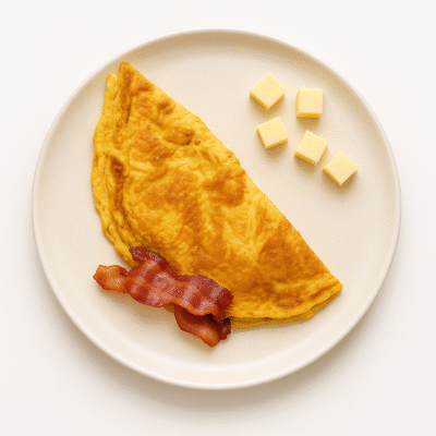 Tortilla de Bacon Y Queso