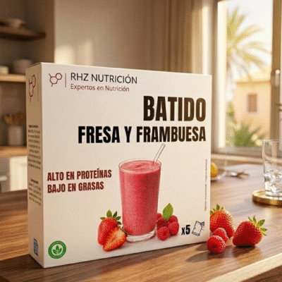 Batido de Fresa y Frambuesa